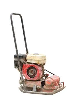 Plate compactor Stock Photos