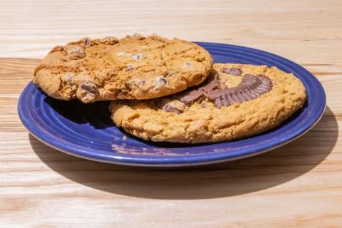 A Plate of cookies Stock Photos