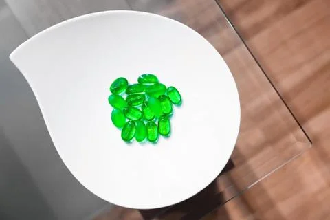 Plate with decor Stock Photos