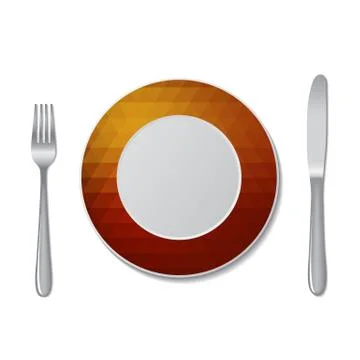 Plate design Stock Illustration