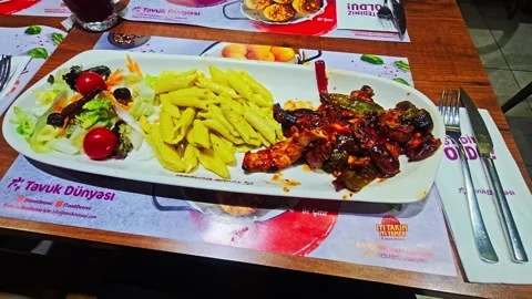 A plate food on a. Stock Footage 282999224