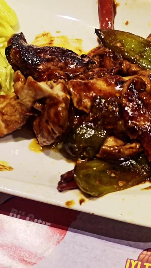 A plate food that includes. Stock Footage 284673494