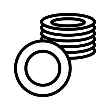 Plate icon Stock Illustration