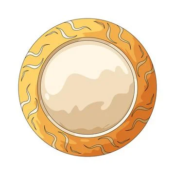 Plate illustration Stock Illustration