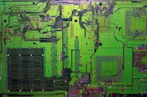 Plate of main computer try Stock Photos