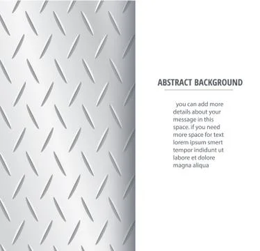 Plate metal and space for write background Stock Illustration