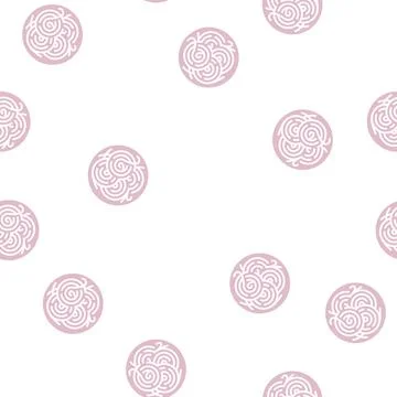 Plate pasta glyph seamless pattern Stock Illustration