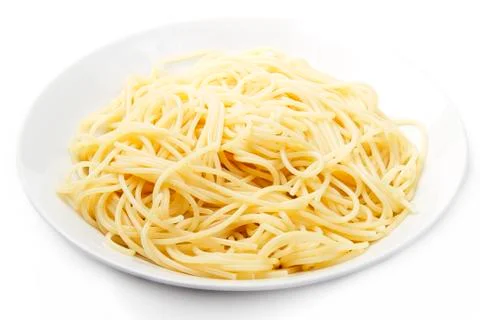 Plate with pasta Stock Photos