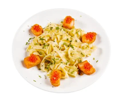 The plate of pasta Stock-Fotos