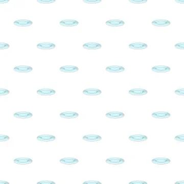 Plate pattern, cartoon style Stock Illustration