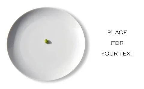Plate of peas Stock Photos