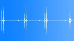 Plate pick up and put down on table, multiple Sound Effect