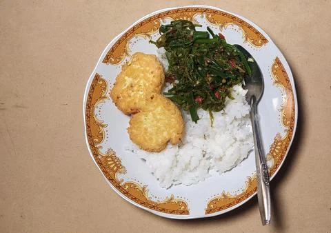A plate rice Stock Photos
