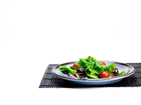 Plate of salad Stock Photos