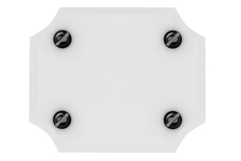 Plate with screw Stock Photos
