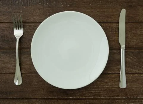 Plate set Stock Photos
