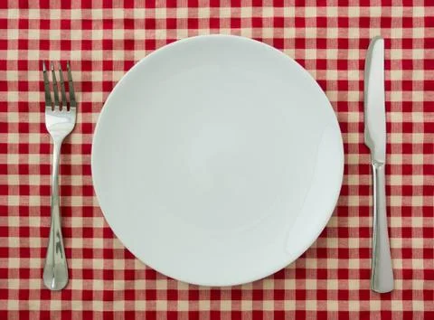 Plate set 写真素材