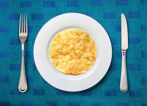Plate with slapjack Stock Photos
