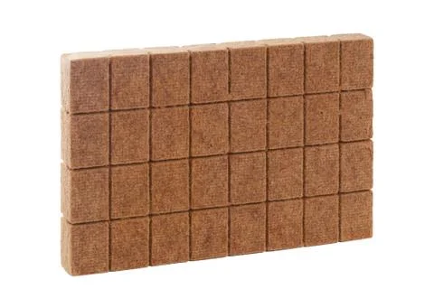 Plate of solid firelighter Stock Photos