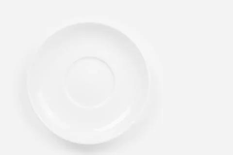Plate on white background 스톡 사진