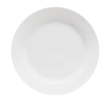 Plate on white Stock Photos