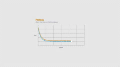 Plateau Machine Learning Loss Curve Animation Labeled Video Overlay Alpha 4K 스톡 동영상 339304252