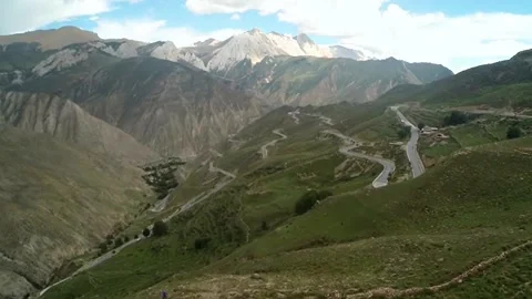Plateau Panshan Road Stock Footage 235132825