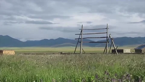 Plateau pasture Stock Footage 235133071