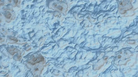 Plateau Snow Cover Depth Map Drift Accumulation Nadir Aerial Remote Sensing Vídeos de archivo 344529881