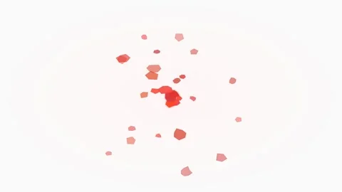 Platelet Cluster Aggregation Hematology Blood Science Loop 4K 스톡 동영상 334584977