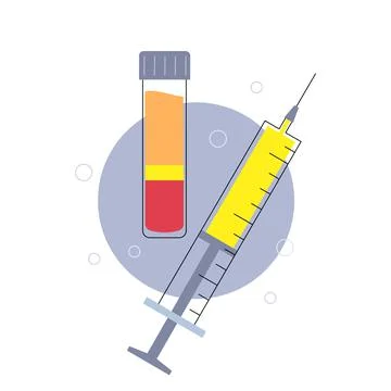 Platelet rich plasma concept Stock Illustration