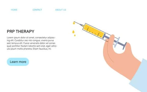 Platelet rich plasma concept Illustrazione stock