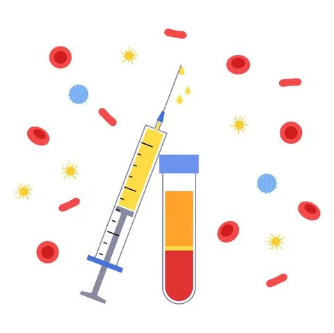 Platelet rich plasma concept Stock Illustration