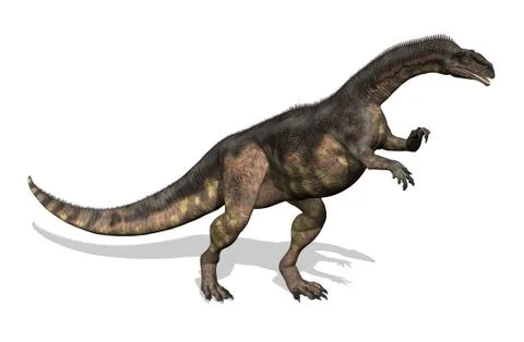 Plateosaurus Dinosaur 2 Stock Illustration
