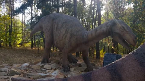 Plateosaurus is the largest known dinosaur of the Triassic period. Stock Footage 140929684