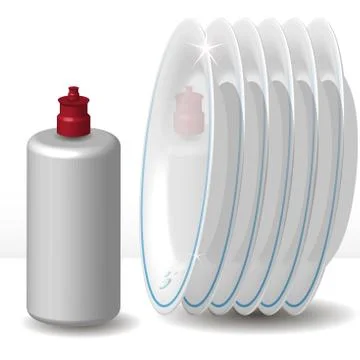 Plates Stock Illustration