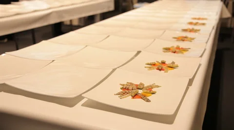 Plates in a kitchen Stock Footage 64769633