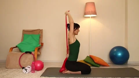 Plates with rubber for arms Stock Footage 64345073