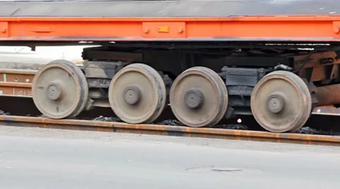 Platform for ballast tamper Vídeos de archivo 10774986