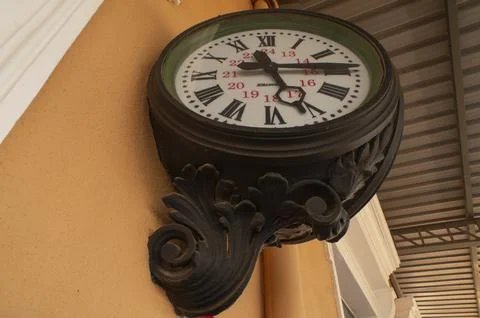 Platform clock Stock Photos