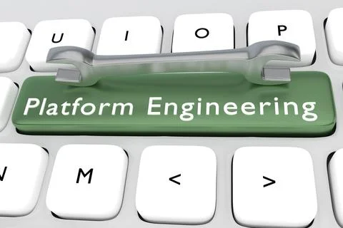 Platform Engineering concept Stock Illustration