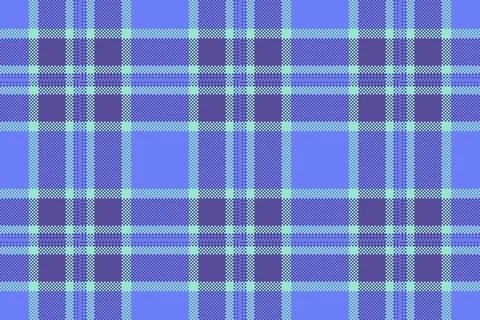 Platform fabric texture seamless, geometrical plaid background vector. Rug .. Stock Illustration