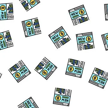 Platform ico vector seamless pattern Illustrazione stock