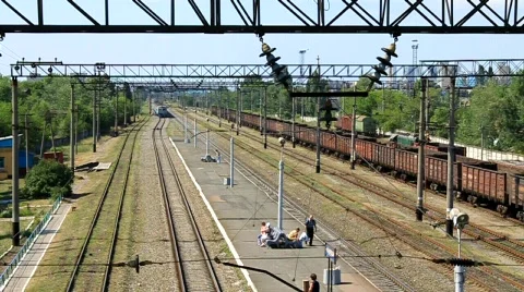 Platform in Kiev Stock Footage 585793