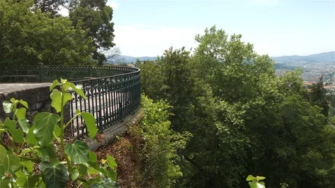 Platform overlooking the city - Braga 스톡 동영상 87459195