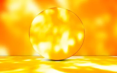 Platform Partition Circle Background Floor Wall Summer Studio Concrete Fotos de archivo