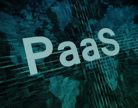 Platform as a service Illustrazione stock