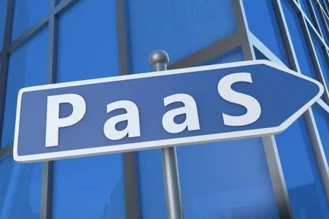 Platform as a service Illustrazione stock