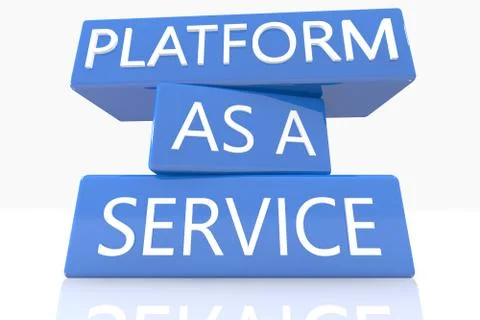 Platform as a service Stock Illustration
