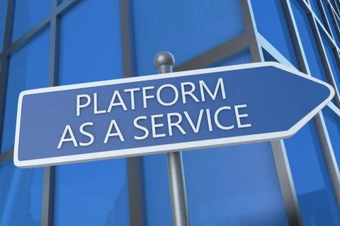 Platform as a service Stock Illustration